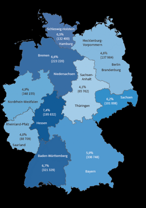 Kurzarbeit: Deutliche regionale Unterschiede -